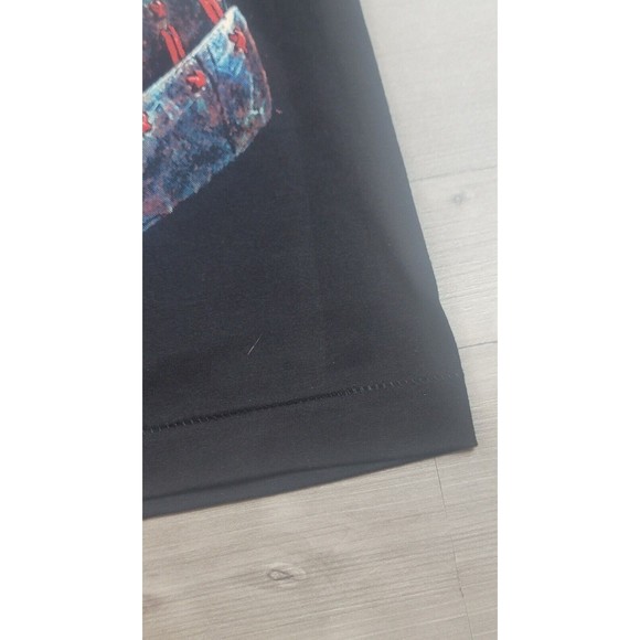 Iron Maiden tshirt All Over Print Eddie the Head Samurai Japanese Reboot Cut Tag - Picture 9 of 10